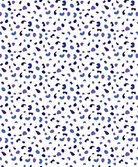 Blue and violet Random Dots vector seamless pattern Background, Creative Design Templates