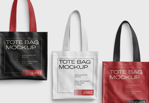 Tote Bag Mockup for Packaging Design and Retail Branding