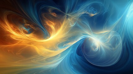 Fototapeta premium Luminous Flow of Psychedelia