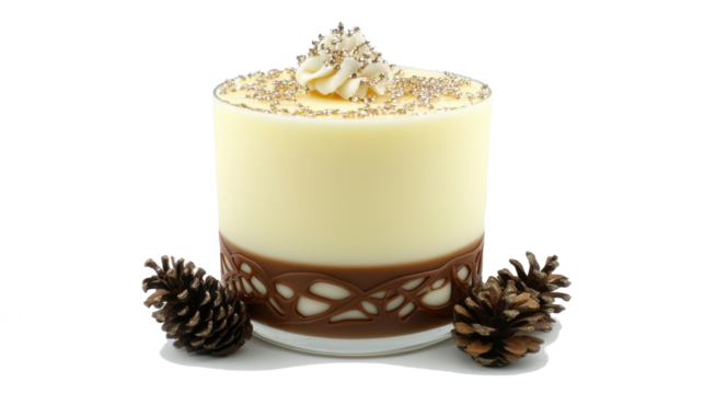 Elegant Candle Decoration for New Year Celebration