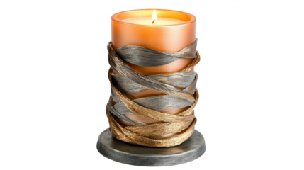 Festive Candle Decoration for New Year's Celebration