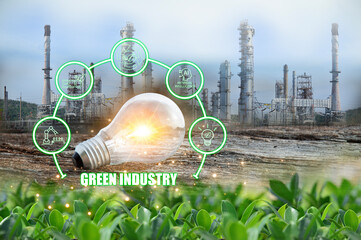 Ecological development concept is moving towards green industry sector