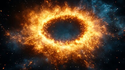 Naklejka premium Galactic explosion