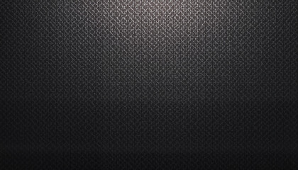 Obraz premium Subtle textured black background, woven pattern, modern design, copy space