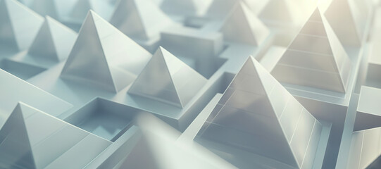 pyramid triangle shape business background 116