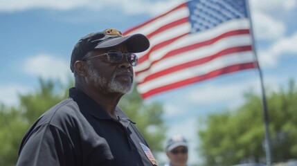 A Man Reflects on Patriotism and Freedom