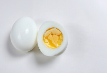 egg on white background