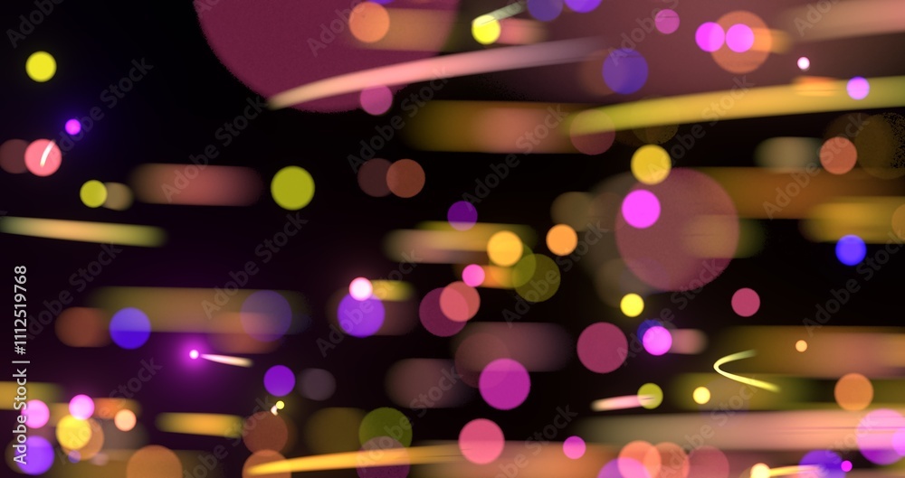 Poster inside digital data tunnel. Futuristic abstract background with neon rays. Concept for big data,