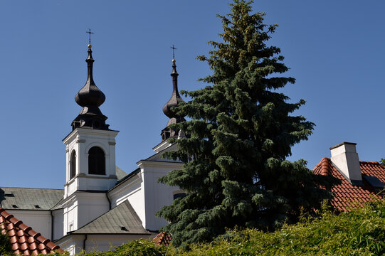 Baroque Church of the Immaculate Conception in Warsaw's Bielany District
