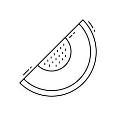 Cantaloupe vector icon
