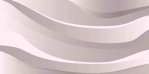 Abstract green curve waves background isolated on white and is the edge of the picture, Panoramic banner background with copy space. Colorful geometric background. 