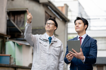 現場で働く会社員
