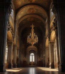 Fototapeta premium Baroque architecture of the Church of Saints Cyril and Methodius in Prague , church, building