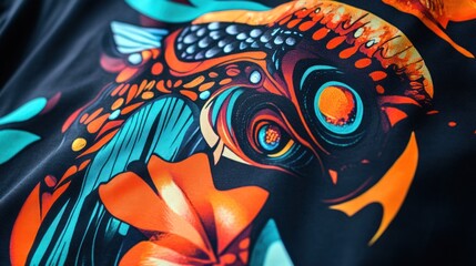 Obraz premium T-shirt with a bold graphic design,