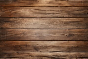 Fototapeta premium Wooden planks with natural texture and grain details in a horizontal arrangement. Rustic wood background for design and decor projects.