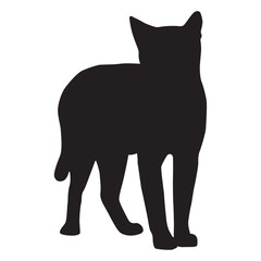Cat Silhouette Vector
