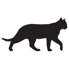 Cat Silhouette Vector