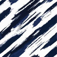 Vector seamless pattern of Brush Painted Striped Texture