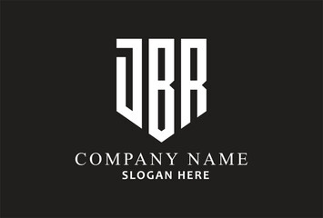 JBR monogram logo design for you company and business 