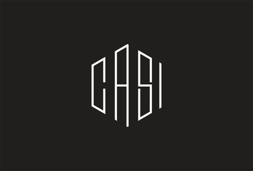 CASI luxury monogram logo design for you company and business 
