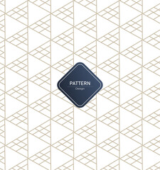 Pattern seamless geometric line abstract gold luxury color.