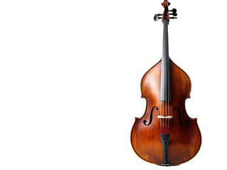 Fototapeta premium a close up of a double bass