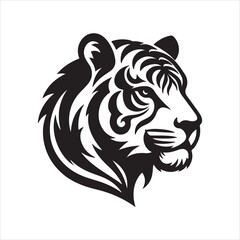 tiger head vector