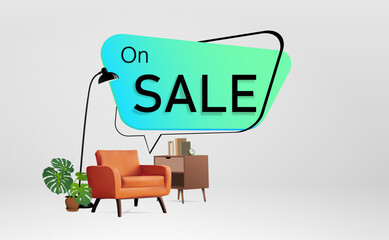 Discover unbeatable deals on stylish home decor. Shop now and elevate your space with our on-sale items. Upgrade your living space with trendy decor on sale. vector illustration