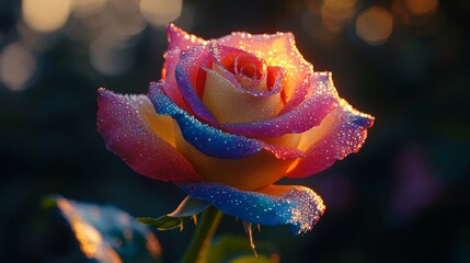 A beautiful rose, Close up.