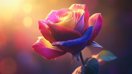 A beautiful rose, Close up.