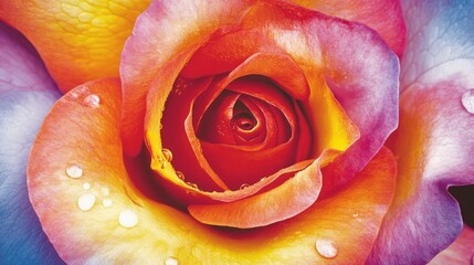 A beautiful rose, Close up.