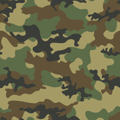 
modern camouflage pattern, army texture on fabric print, fashionable stylish design