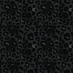  leopard black print seamless pattern © Sanvel
