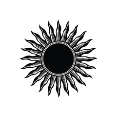 sun vector art and illustration