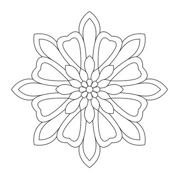 recommend clip art: Vector abstract mosaic textured floral pattern mandala design