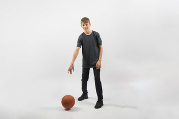 Fototapeta premium A Fifteen Year Old Teenage Boy