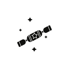 Christmas cracker icon Symbol mark in Outline style
