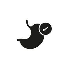 Good digestion icon Symbol mark in Outline style