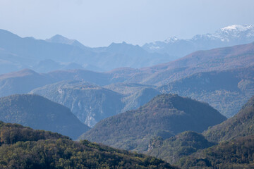 landscape in the mountains