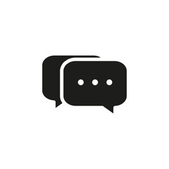 Naklejka premium Live chat icon Symbol mark in Outline style