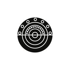 Non stick icon Symbol mark in Outline style