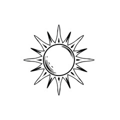 sun vector art and illustration