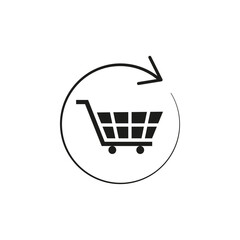 Repeated sales icon Symbol mark in Outline style