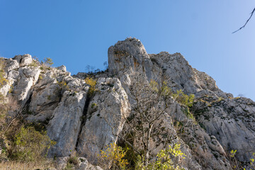 rocks in the mountains