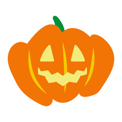カボチャのハロウィンイラスト