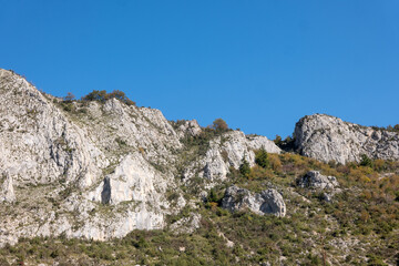 rocks in the mountains