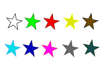 star sparkle vector set. Sparkle star icons. Shine icon. Stars sparkle doodles vector in multicolour and stroke. Bright sparkle,  shiny flash star. Star shine sparkle icon