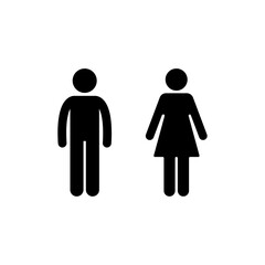 Black Man and Woman Icon PNG