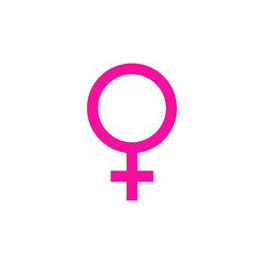 Pink Female Symbol PNG