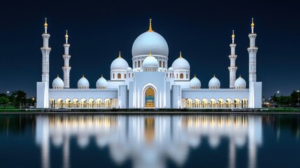 Minimalist architectural photo of famous cultural monuments. High Quality